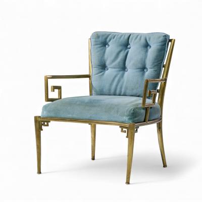  Mastercraft Mastercraft Mid Century Greek Key Chairs Pair