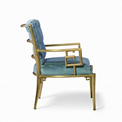  Mastercraft Mastercraft Mid Century Greek Key Chairs Pair