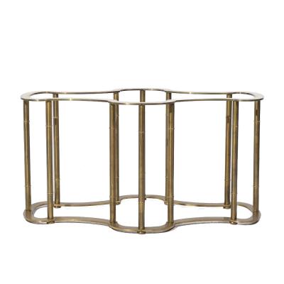  Mastercraft Mastercraft Mid Century Solid Brass Faux Bamboo Dining Table Base