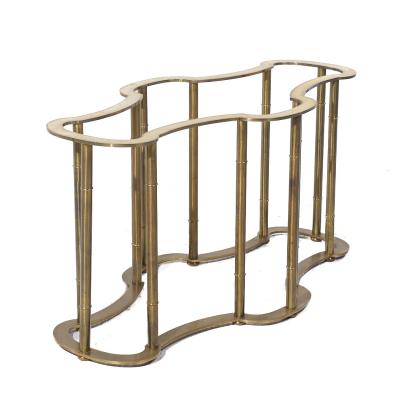  Mastercraft Mastercraft Mid Century Solid Brass Faux Bamboo Dining Table Base