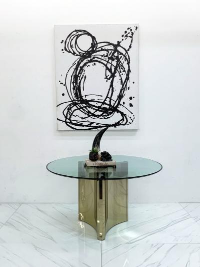  Mastercraft Mastercraft Trilobi Dining Table Brass 1970s