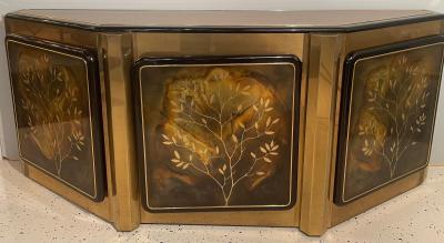  Mastercraft Mid Century Modern Mastercraft Tree of Life Console or Sideboard