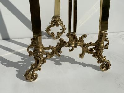 Mastercraft Rococo Style Brass Floor Easel