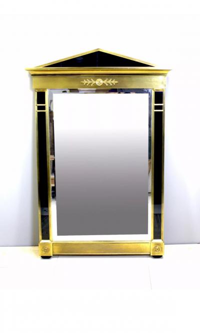  Mastercraft Stunning Mastercraft Mirror Empire Style Brass with Resin Accents