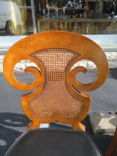 Mastercraft Stunning Set of Six William Doezema Biedermeier Dining Chairs for Mastercraft