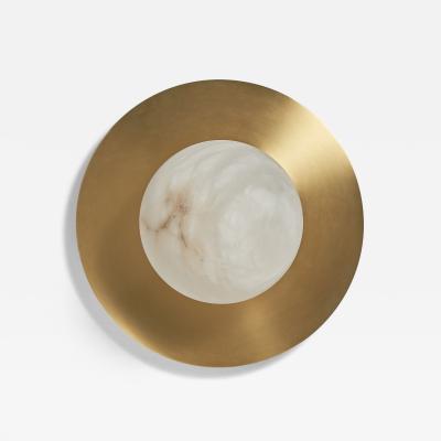  Matlight Milano Modern Italian Mini Alabaster Moon Sconce