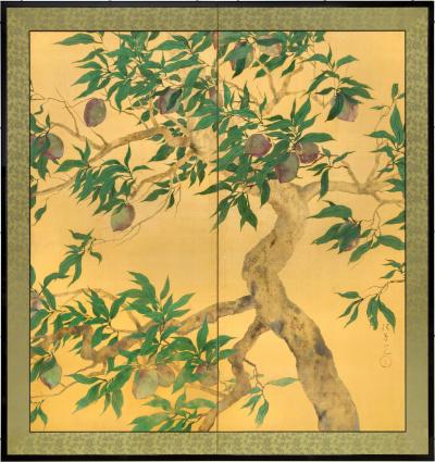  Matsubayashi Keigetsu Fruiting Peach Tree 1930s