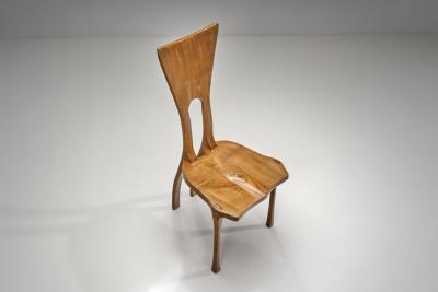  Mattes Nebeling Pair of Organic Elm Chairs by Mattes Nebeling Germany Early 21st Century