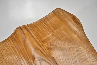  Mattes Nebeling Pair of Organic Elm Chairs by Mattes Nebeling Germany Early 21st Century
