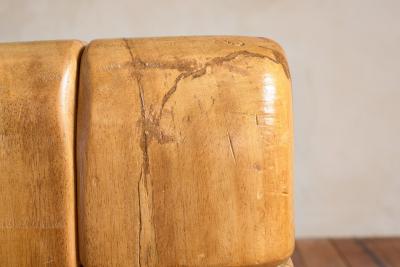  Mauro Mori Sculptural Oak Armchair by Mauro Mori
