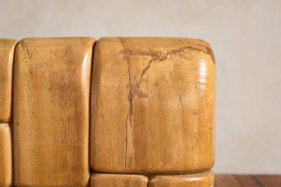  Mauro Mori Sculptural Oak Armchair by Mauro Mori