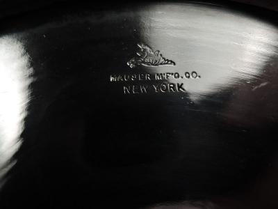  Mauser Mfg Co Antique American Victorian Classical Sterling Silver Grapevine Vase