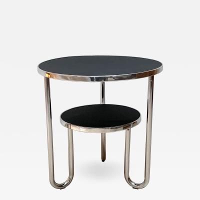  Mauser Werke Bauhaus Steeltube Side Table Germany circa 1930 1940