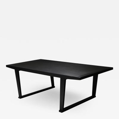  Maxalto Citterio black oak dining table Lucullo for Maxalto 2000s