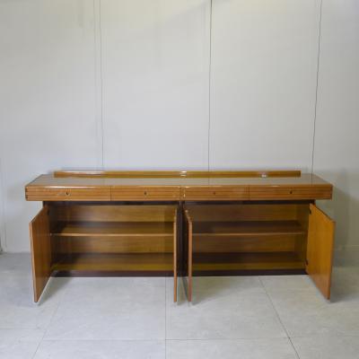  Maxalto Maxalto Style Sideboard Cherry Wood Mid Century Modern Italy 1976