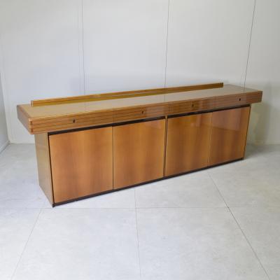  Maxalto Maxalto Style Sideboard Cherry Wood Mid Century Modern Italy 1976