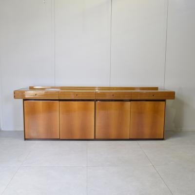  Maxalto Maxalto Style Sideboard Cherry Wood Mid Century Modern Italy 1976