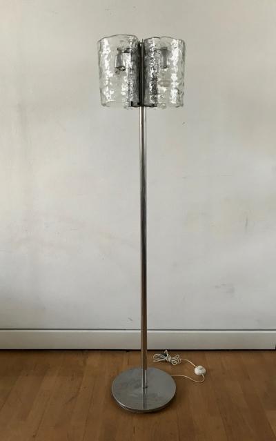 Mazzega Murano 1970s Mazzega Floor Lamp