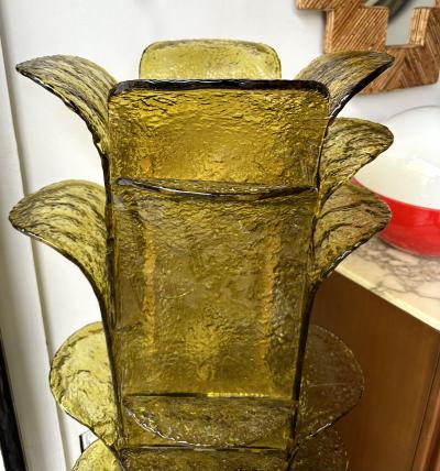  Mazzega Murano Cactus Floor Lamp Murano Glass by Carlo Nason for Mazzega Italy 1970s