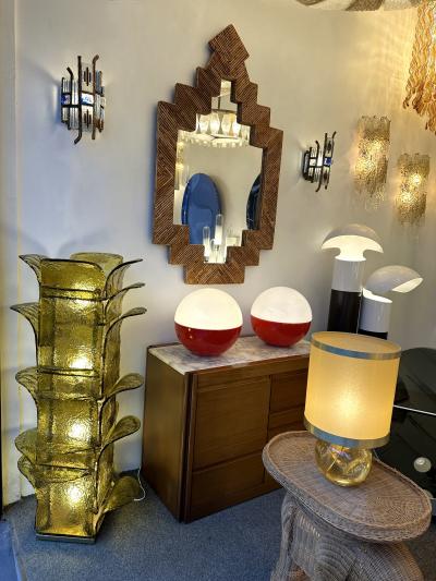  Mazzega Murano Cactus Floor Lamp Murano Glass by Carlo Nason for Mazzega Italy 1970s