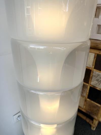  Mazzega Murano Floor Lamp LT316 Murano Glass by Carlo Nason for Mazzega Italy 1970s
