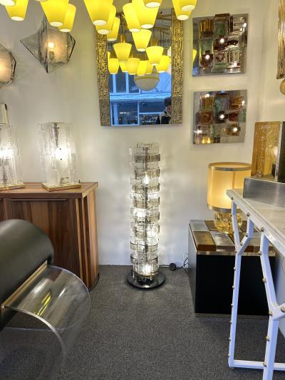  Mazzega Murano Floor Lamp LT378 Murano Glass by Carlo Nason for Mazzega Italy 1970s