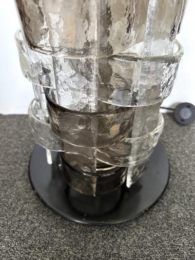  Mazzega Murano Floor Lamp LT378 Murano Glass by Carlo Nason for Mazzega Italy 1970s