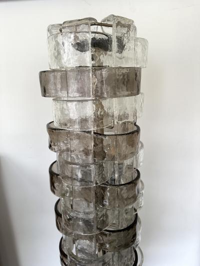  Mazzega Murano Floor Lamp LT378 Murano Glass by Carlo Nason for Mazzega Italy 1970s