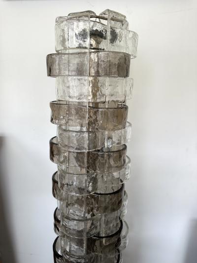  Mazzega Murano Floor Lamp LT378 Murano Glass by Carlo Nason for Mazzega Italy 1970s