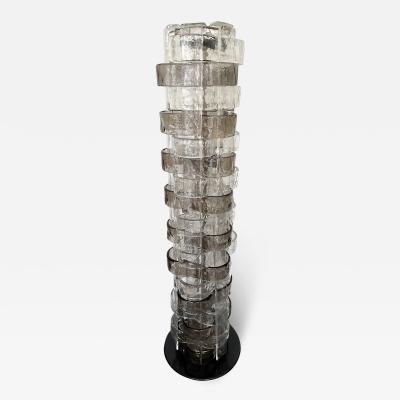  Mazzega Murano Floor Lamp LT378 Murano Glass by Carlo Nason for Mazzega Italy 1970s