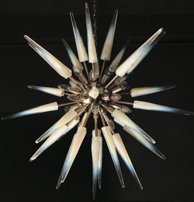 Mazzega Murano Glamorous Italian Murano Glass Sputnik Fixture