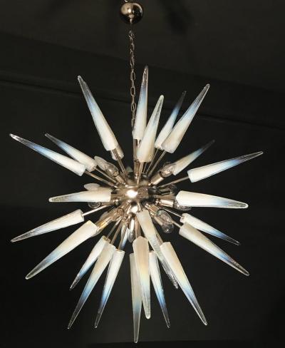 Mazzega Murano Glamorous Italian Murano Glass Sputnik Fixture