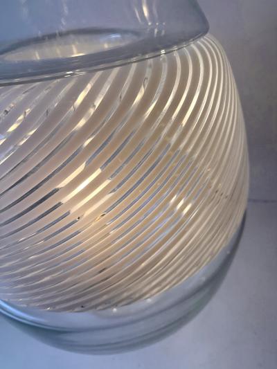  Mazzega Murano LT 353 Egg Lamp Vase Murano Glass by Mazzega Italy 1970s