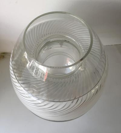  Mazzega Murano LT 353 Egg Lamp Vase Murano Glass by Mazzega Italy 1970s