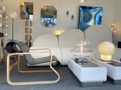  Mazzega Murano Lamp Murano glass and Metal by Mazzega Italy 1970s