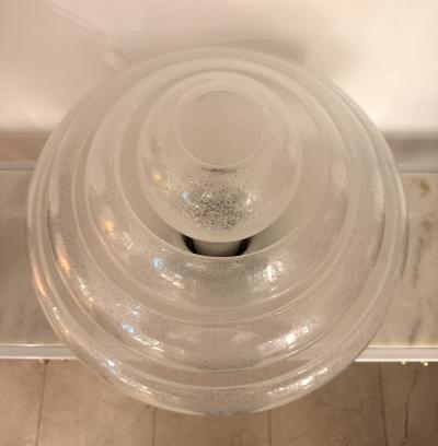  Mazzega Murano Lotus Lamp LT305 Murano Glass and Metal by Carlo Nason for Mazzega Italy 1970s