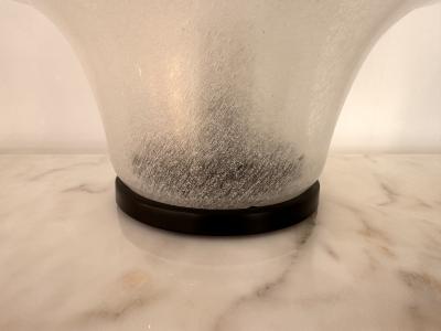  Mazzega Murano Lotus Lamp LT305 Murano Glass and Metal by Carlo Nason for Mazzega Italy 1970s