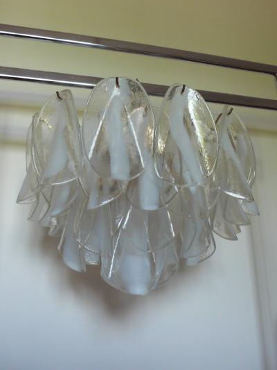  Mazzega Murano Lovely Mazzega Chandelier 1970