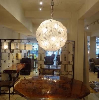 Mazzega Murano Mazzega Very Large Scale Glass Sputnik Chandelier