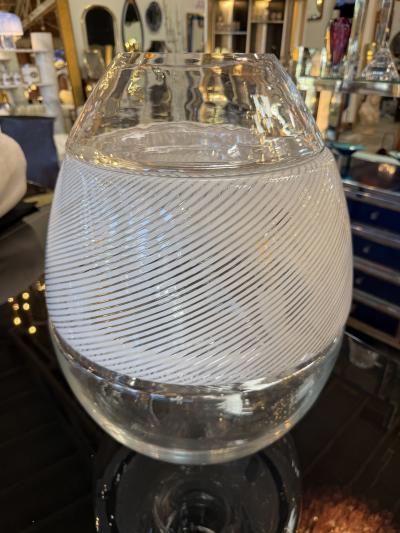  Mazzega Murano Model LT 353 Egg Table Lamp Vase by Carlo Nason for AV Mazzega