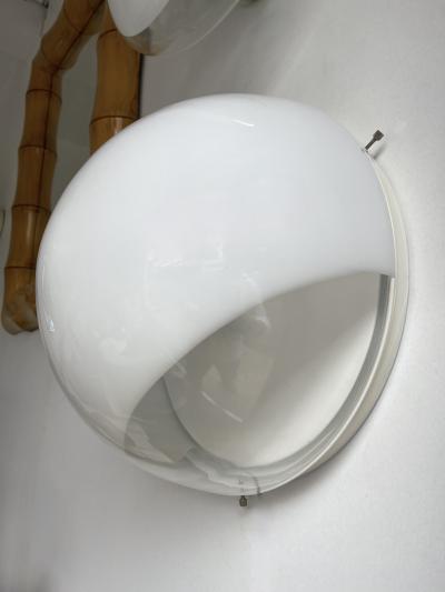  Mazzega Murano Pair of Sconces Murano Glass LP245 by Mazzega Italy 1970s