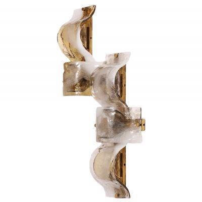  Mazzega Murano Rare Mazzega Murano Wall Light Fixture C 1960 