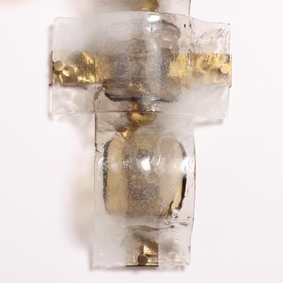  Mazzega Murano Rare Mazzega Murano Wall Light Fixture C 1960 