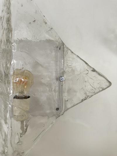  Mazzega Murano Sconce LP253 Murano Glass by Carlo Nason for Mazzega Italy 1970s