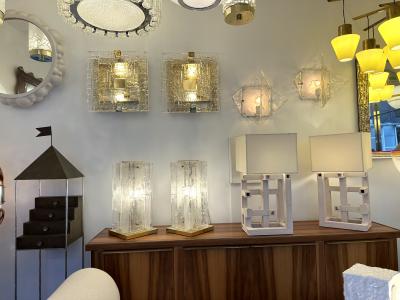  Mazzega Murano Sconce LP253 Murano Glass by Carlo Nason for Mazzega Italy 1970s