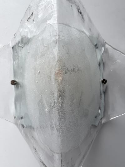  Mazzega Murano Sconce LP253 Murano Glass by Carlo Nason for Mazzega Italy 1970s