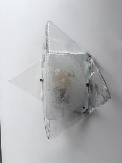  Mazzega Murano Sconce LP253 Murano Glass by Carlo Nason for Mazzega Italy 1970s