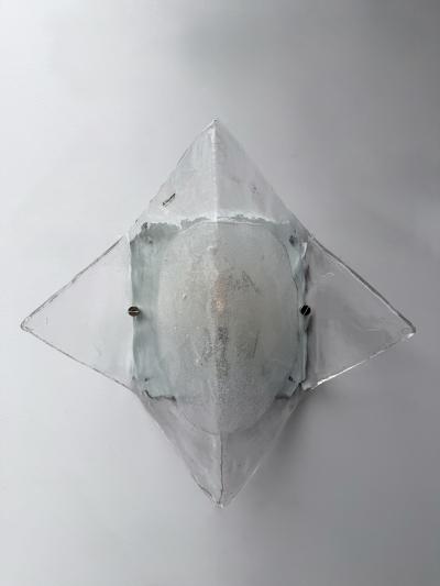  Mazzega Murano Sconce LP253 Murano Glass by Carlo Nason for Mazzega Italy 1970s