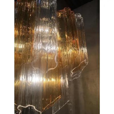  Mazzega Murano Striking Contemporary Murano Glass Sputnik Chandelier in Multicolor