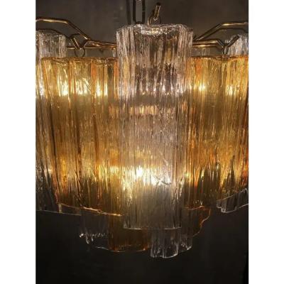  Mazzega Murano Striking Contemporary Murano Glass Sputnik Chandelier in Multicolor